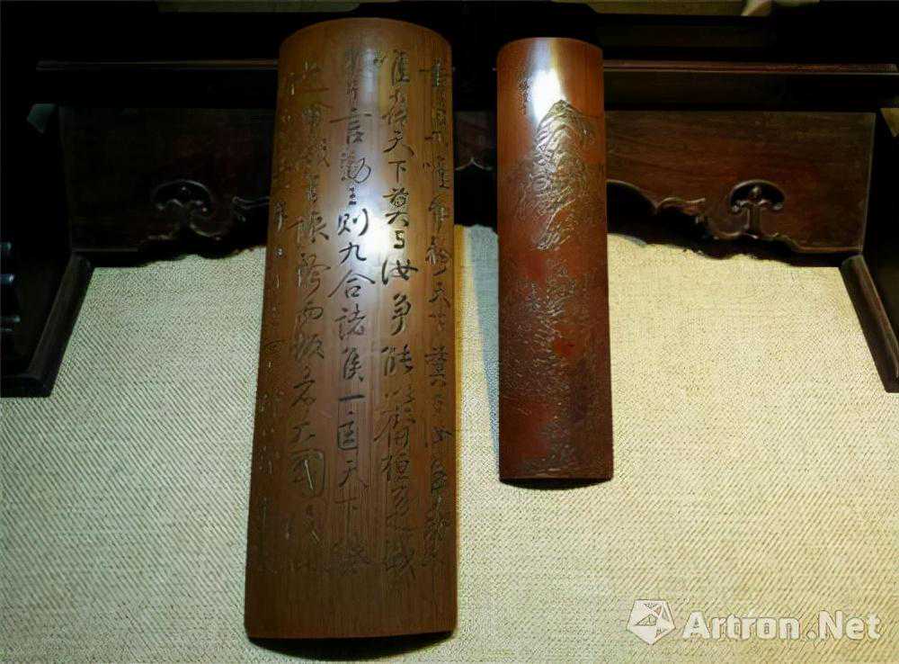 文房里的奢侈品——竹臂搁