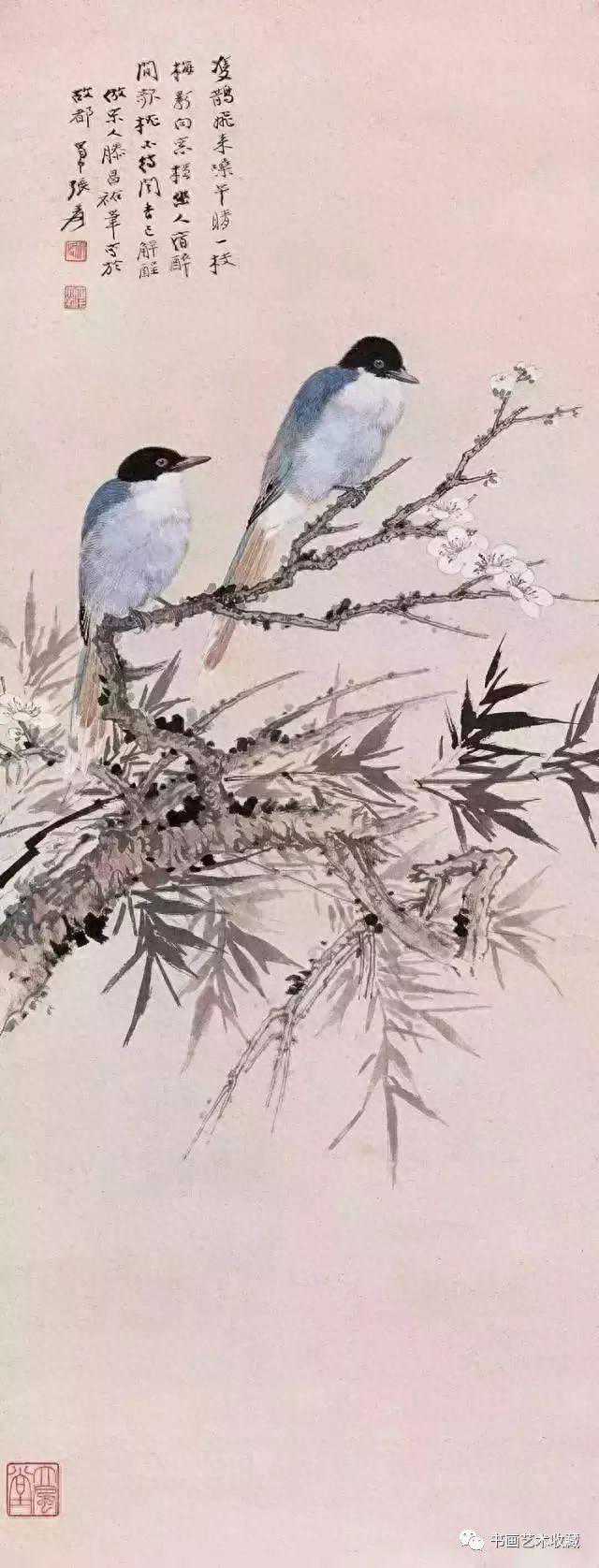 30位名家的35幅花鸟!千姿百态，一饱眼福