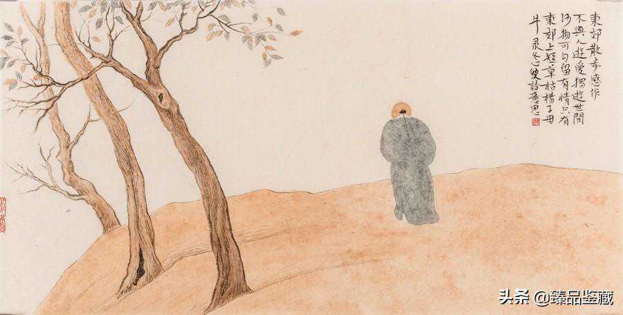 年纪轻轻就画出了文人画的气韵；注定他不会平凡