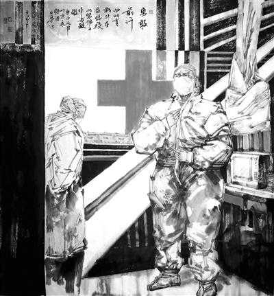 用画笔向英雄致敬