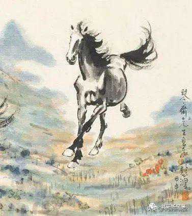 徐悲鸿《春山十骏图》，1.05亿