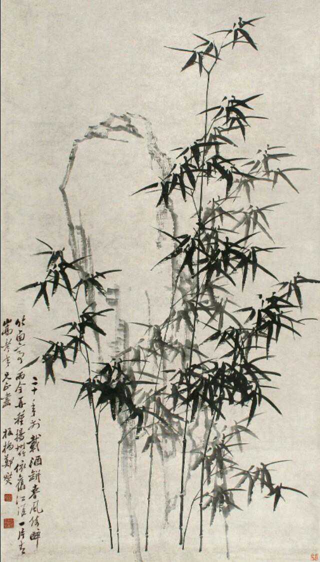 国画五君子——梅兰竹菊松！