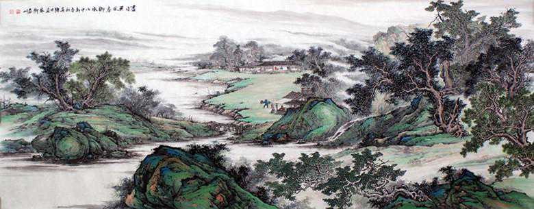 江苏人在新疆：访实力派山水画家陈社春