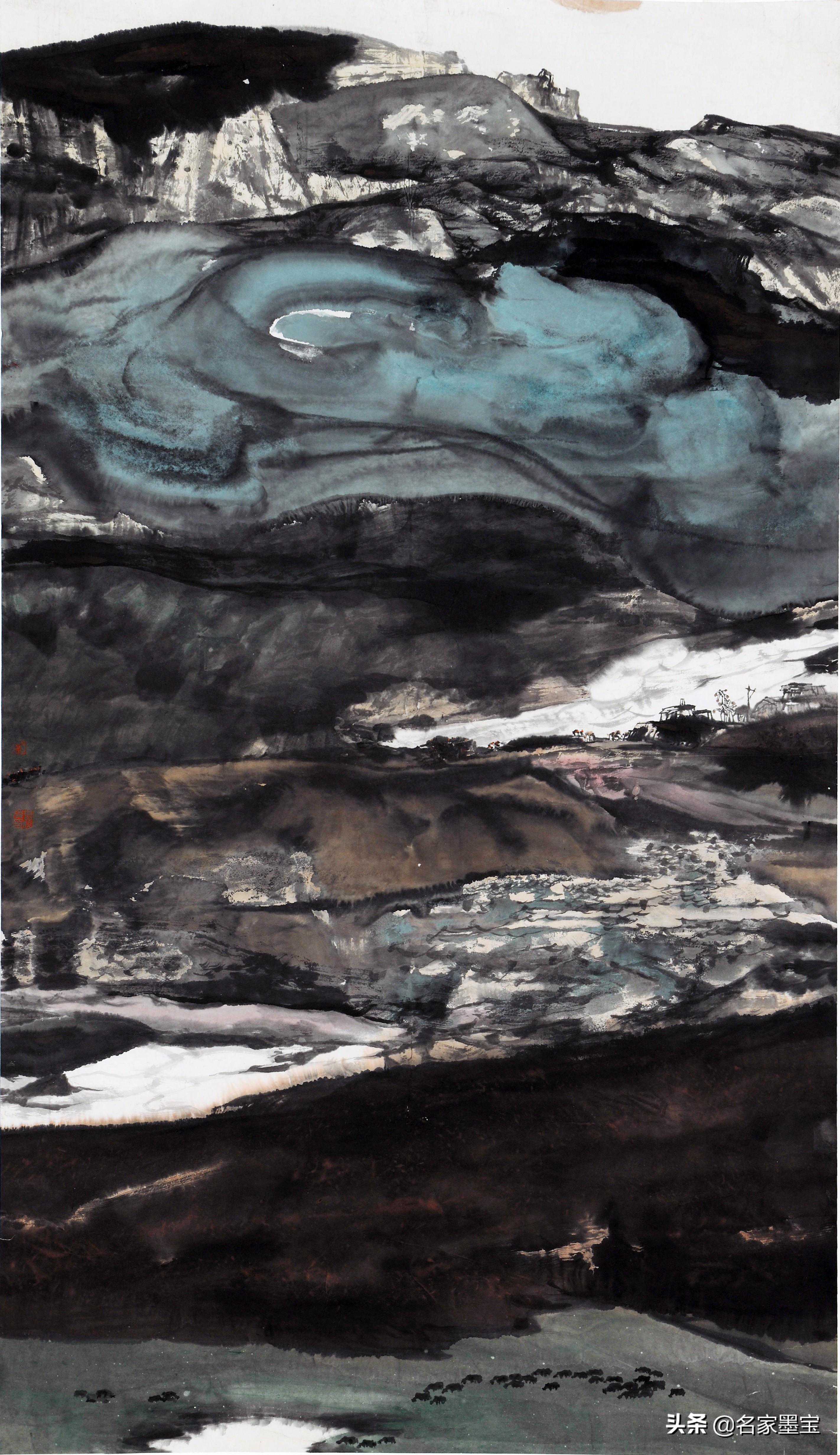 著名画家曹晓凌的笔墨情调