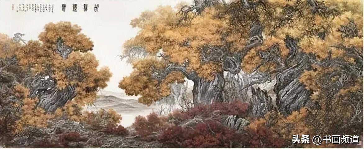 张介宇作品展弘扬胡杨精神 助力企业文化