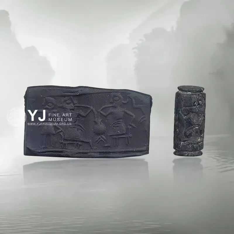 这2000年见证了两河文明的传承与帝国的兴起|淡金色缠丝玛瑙扁珠