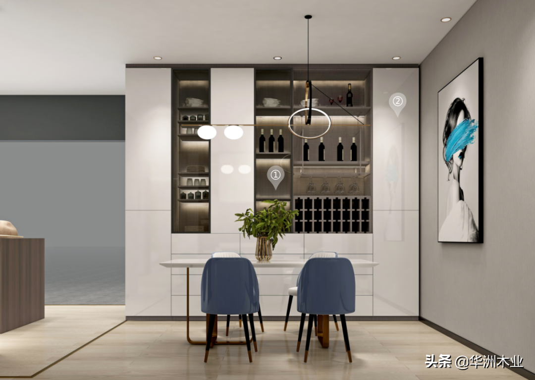 华洲木业︱陕西西安战略合作商 150㎡ 展厅空间设计案例